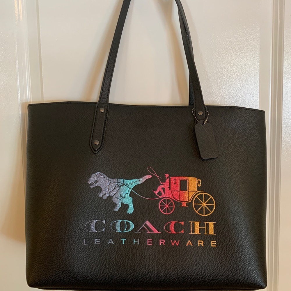 Coach T-Rex tote